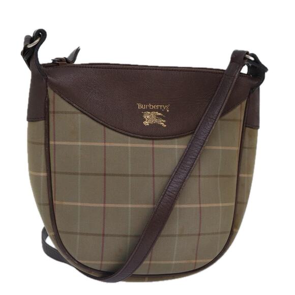 Burberry Nova Check Shoulder Bag Canvas Beige - Picture 1 of 16